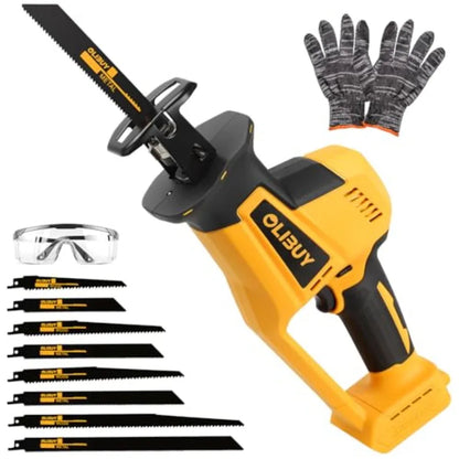 Reciprocating Saw for Dw 20V Battery Battery Not Included Cordless Sawzall with 8 Blades 0-3000SPM Variable Speed Cordless Reci