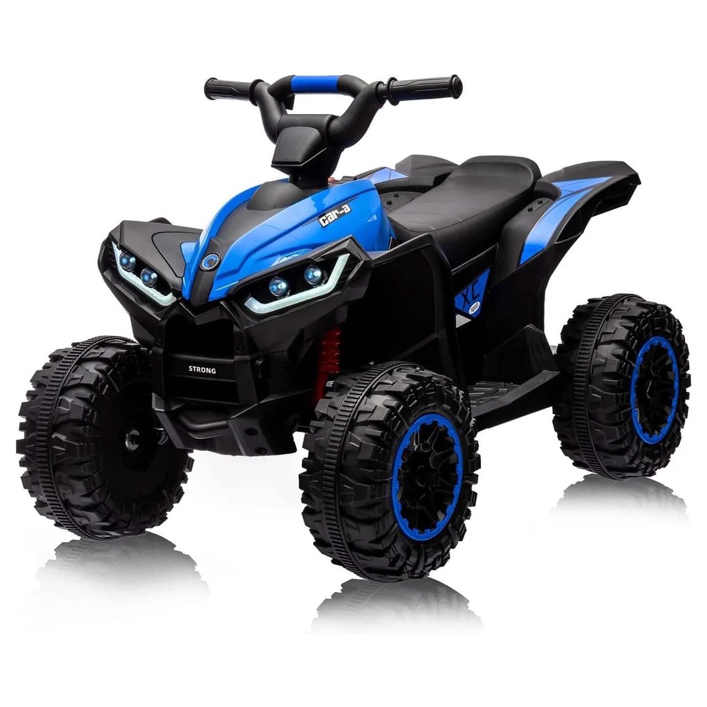 12V electric ATV for kids 35W dual motor 4x4 off-road terrain vehicle with 2 control modes,music,horn,high and low speeds,Lights