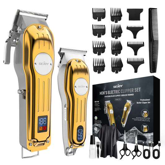 Professional Electric Hair Clipper Hair Combo Set  For Men